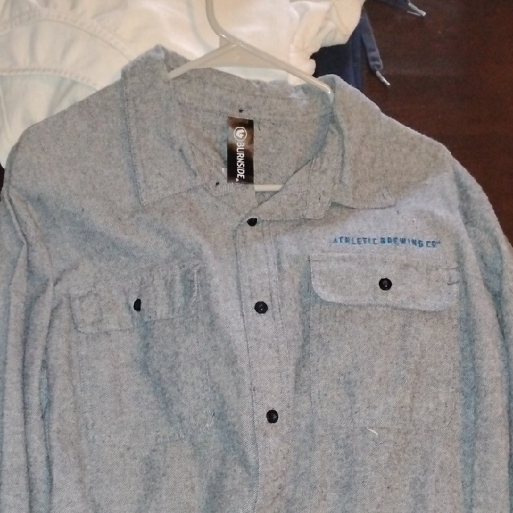 Burnside Lightweight Gray Shirt Jacket